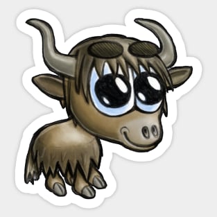 Yak (Animal Alphabet) Sticker